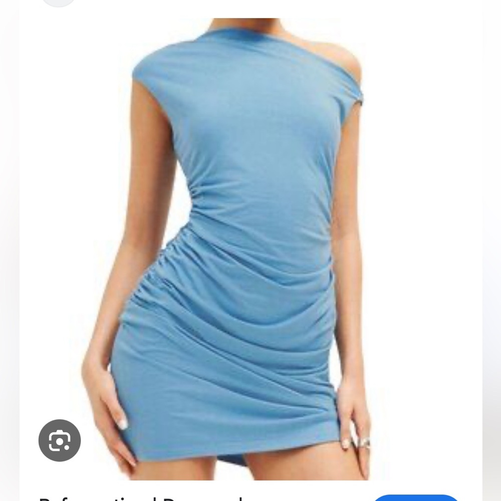 NEW! Reformation Blue Mini Dress sz M